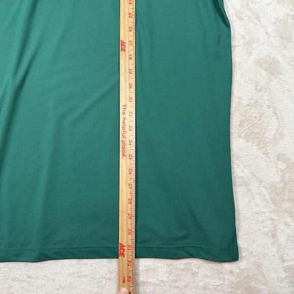 Rhoback Polo Shirt Mens Size XXL 2XL Green Embroidered Golf Performance - Picture 7 of 8